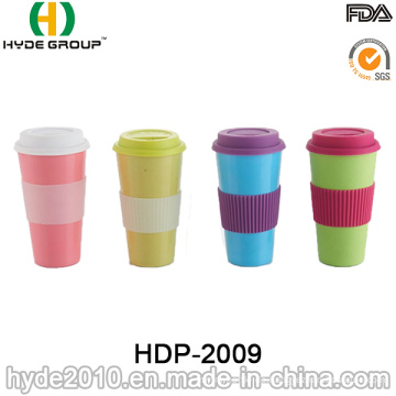 2016 Werbe Bunte Bio Bambusfaser Kaffeetasse (HDP-2009)